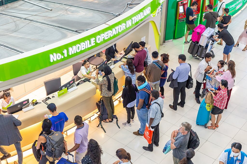 SIM Karte Thailand: Netzabdeckung und mehr 2 Flughafen Bangkok SIM Karte