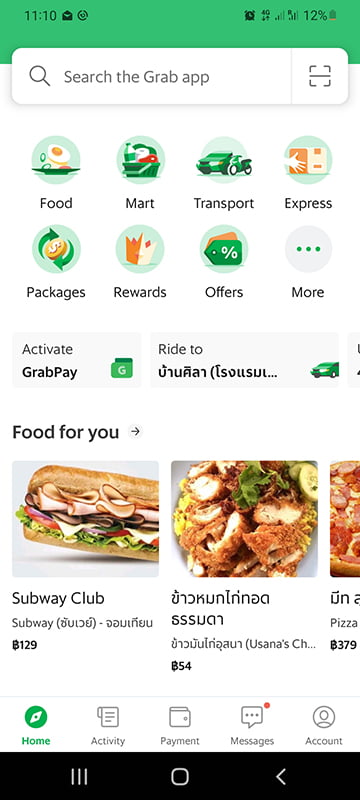 SIM Karte Thailand: Netzabdeckung und mehr 10 Grab Thailand