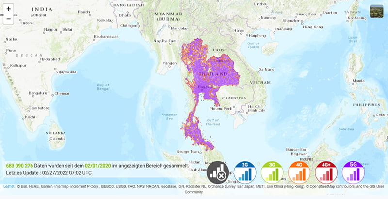 SIM Karte Thailand: Netzabdeckung und mehr 4 True Move Thailand Netzabdeckung